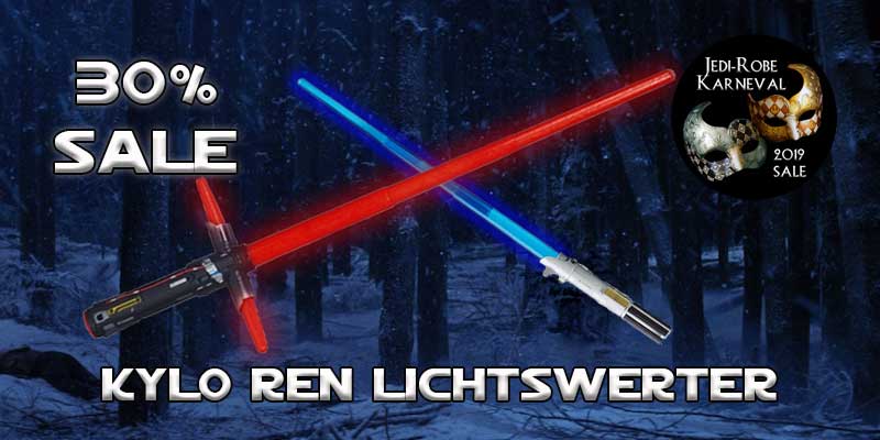 Star Wars Kylo Ren Lichtschwerter 30% SALE 2019